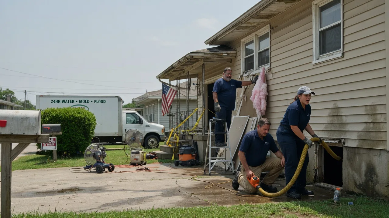 Water Damage Repair in Dewitt, IL near me